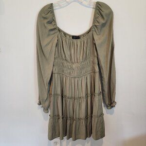 Trixxi Sage Green Dress, Size M, NWT